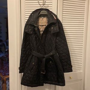 Like New Womens Burberry Brit Puffer Coat / Peacoat